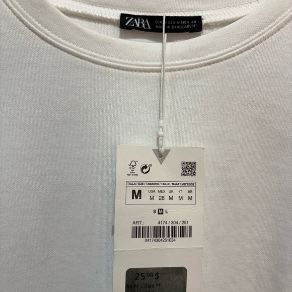 Zara Women’s T - Shirt Dress - Brand New with Tags - Picture 2 of 3